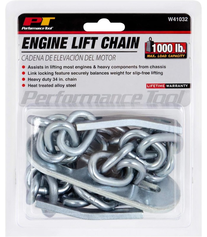 Performance Tool W41032 1/2 Ton (1,000 lbs.) Capacity 34 in. Engine Lift Chain