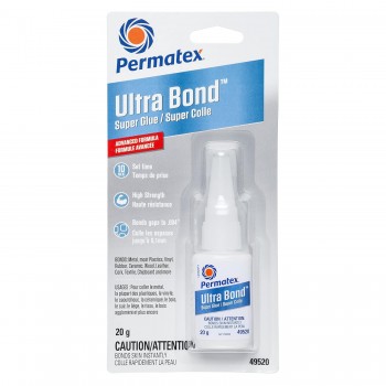 Permatex 49520 Ultra Bond Super Glue 495 Colle instantanée 20g