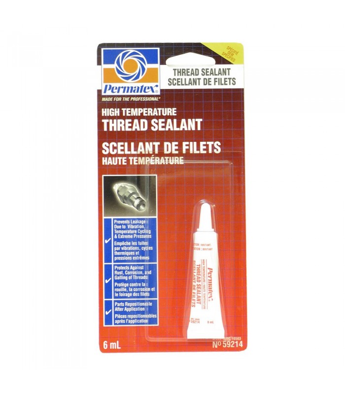 Permatex Mastic d'étanchéité 59206 haute température - 6 ml