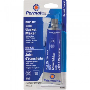Permatex Composé à joints RTV, Tube, Bleu 80 ml