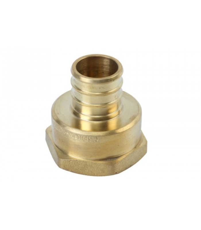 Adaptateur femelle en laiton Pex B-Fpt 1/2 po sans plomb