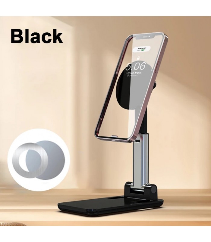 Phone Holder Foldable Magnetic Adjustable Height