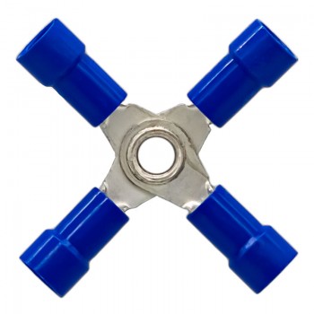 Pico Canada Raccords en vinyle à quatre voies de Ca 16 à 14 - Paquet de 2