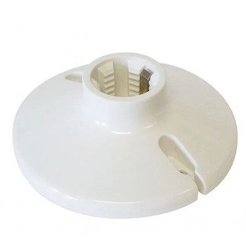Plastic Ceiling Light Socket - 660 W/250 V - White