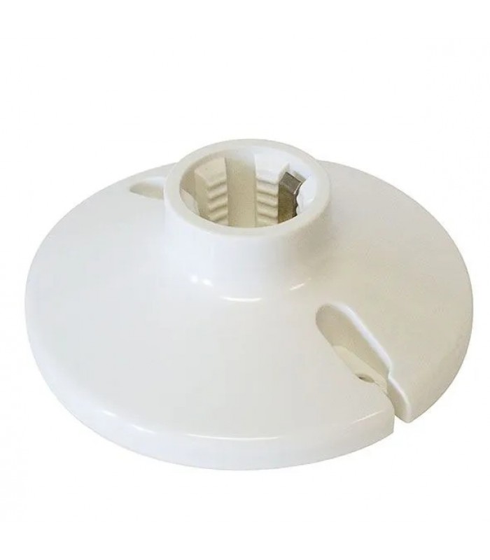 Plastic Ceiling Light Socket - 660 W/250 V - White