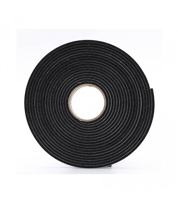 Polar Bear Moisture Proof Foam Insulating Tape 1/4in x 3/4in x 10ft Black