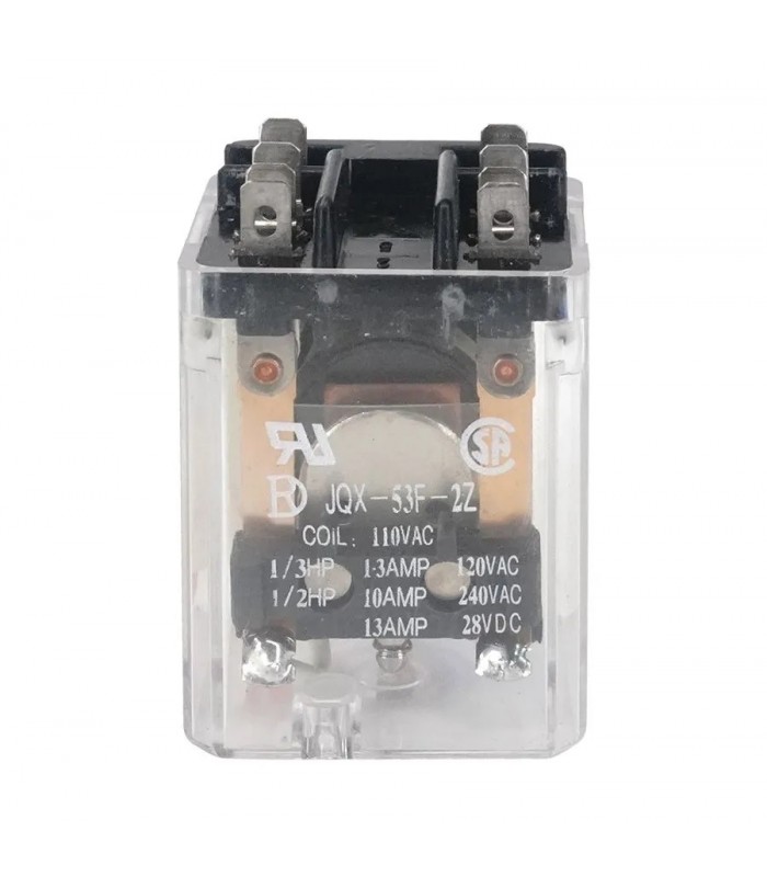 Power Relay - 240 V AC - 10 A - D.P.D.T. - 8 pins