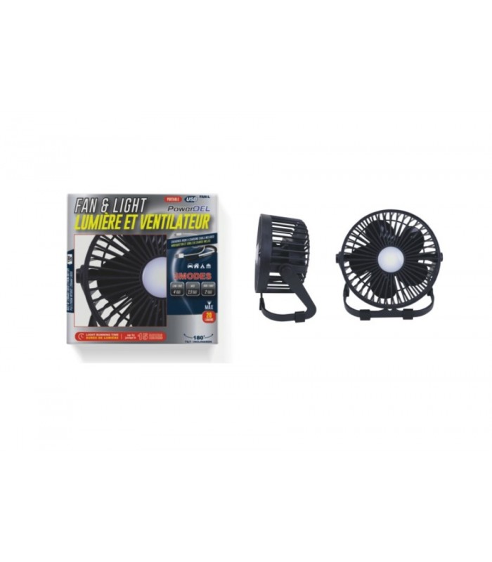 PowerDEL Fan & Light - 3 Modes