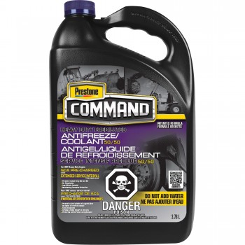 Prestone Command Heavy-Duty ESI 50/50 Prediluted Antifreeze/Coolant, 3.78 L, Jug
