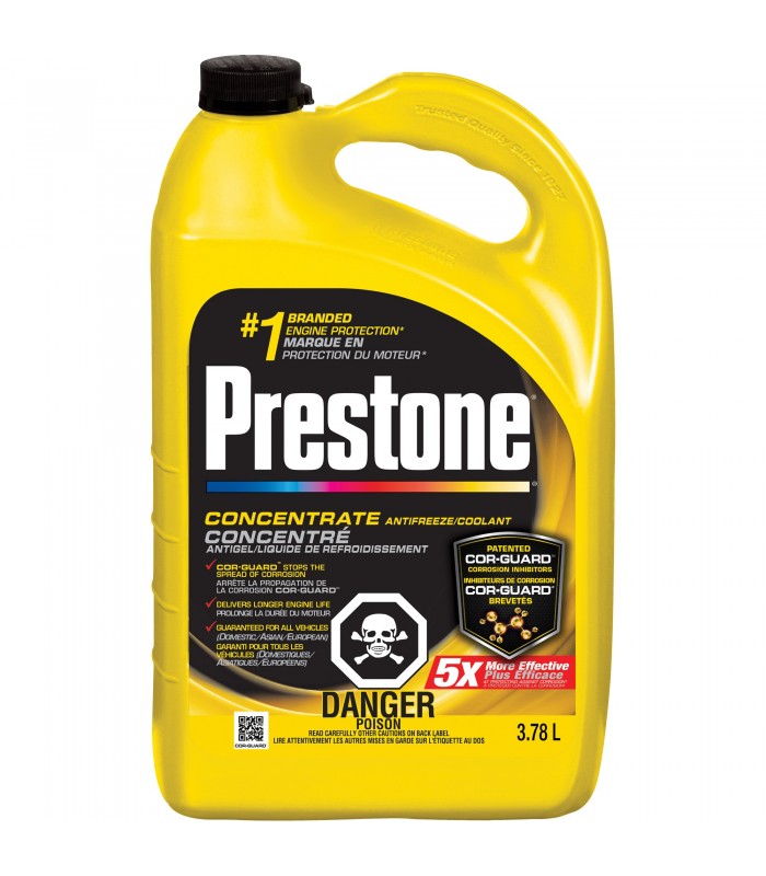 Prestone Concentrate Engine Antifreeze/Coolant, 3.78 L, Jug