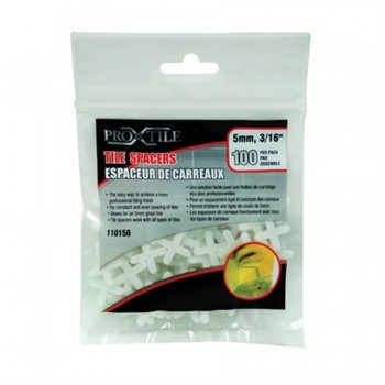 Pro-X-Tile Espaceurs de carrelage de 8 mm (5/16 po) Sac de 50