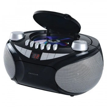 Proscan Minichaîne Stéréo Lecteur CD et Cassette avec Radio AM/FM - Recertifié