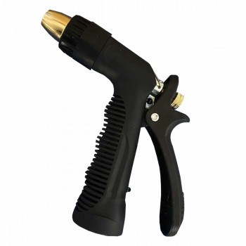 ProYard Aqua Pistolet pulvérisateur à 3 positions avec embout pour tuyau d'arrosage - Noir