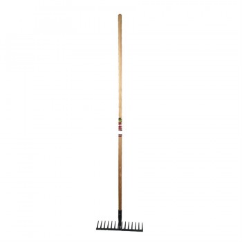 ProYard Râteau de nivellement d'asphalte, 56,5 po. Manche en bois dur