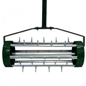 ProYard Rolling Lawn Aerator With Modular Handle