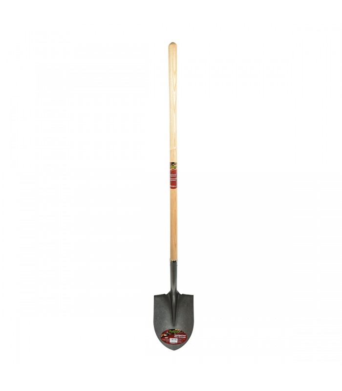 ProYard Shovel Round Point 58in x 8-1/2in Blade Wood L-Handle
