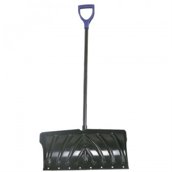 ProYard Snow Pusher 24 in. Poly Blade with Metal Scraper Edge D-grip 48 in.