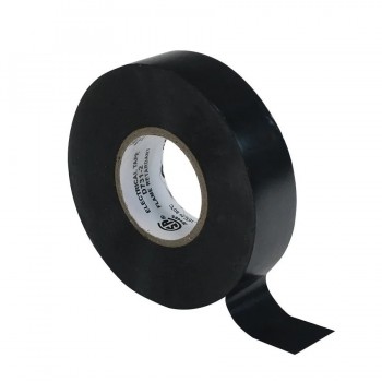 PureVolt Ruban électrique noir en vinyle - 19 mm X 18 m - Paquet de 10