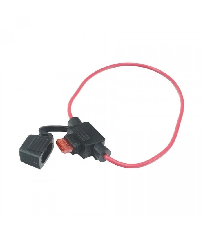PureVolt 10A AST Mini Fuse Holder with 18 AWG Wire