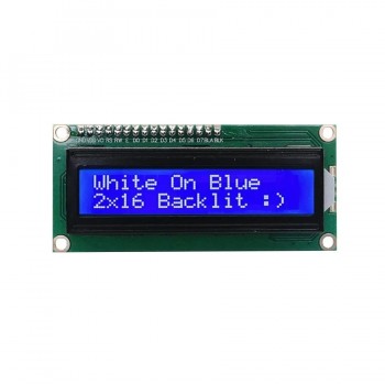 PureVolt 1602 Backlight LCD Display Module For Arduino - Blue - IIC/I2C