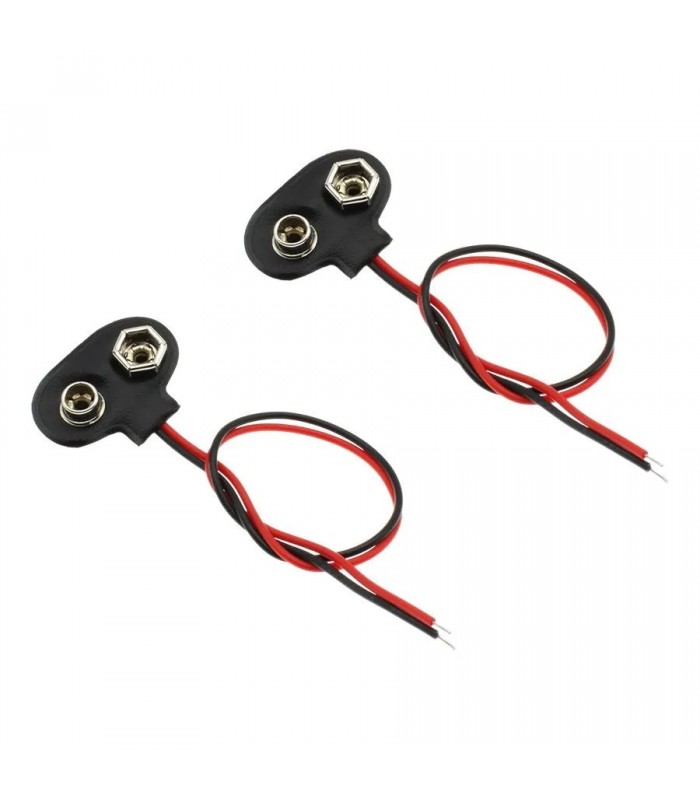 PureVolt 9V Battery Connector with Wires - 2-Pack PureVolt 9V Battery Connector with Wires - 2-Pack