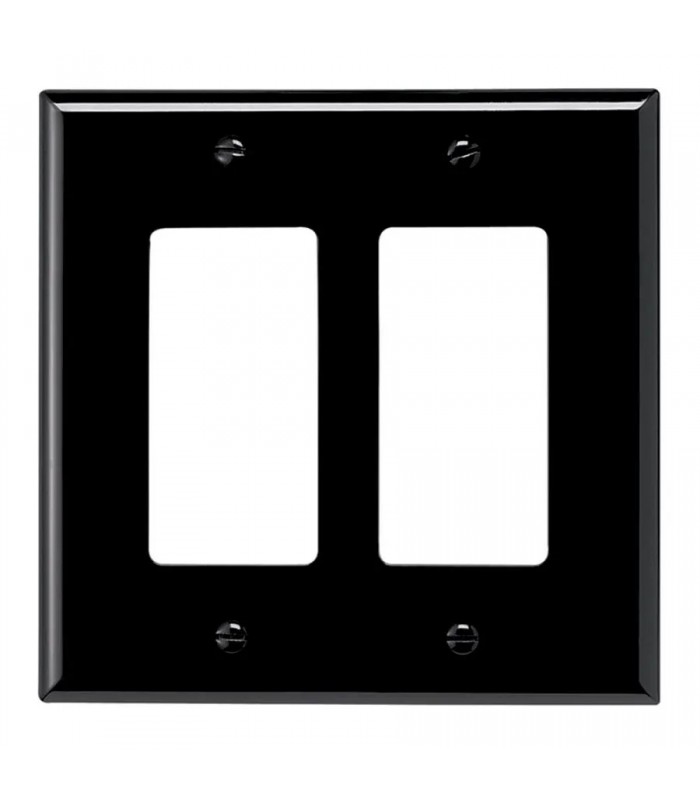 PureVolt Plaque murale décora double - Noir