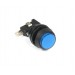 PureVolt Interrupteur à bouton poussoir momentané illuminé - S.P.D.T. - N.F. - 125/250 V - Bleu