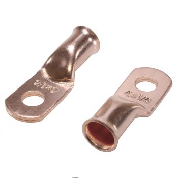 PureVolt Terminal à anneau - Vis 1/4 po. (6.3 mm) - 4 AWG - Bronze - Paquet de 2