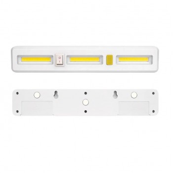PureVolt Magnetic COB LED Light Bar with On/Off Button and Timer - 3 W