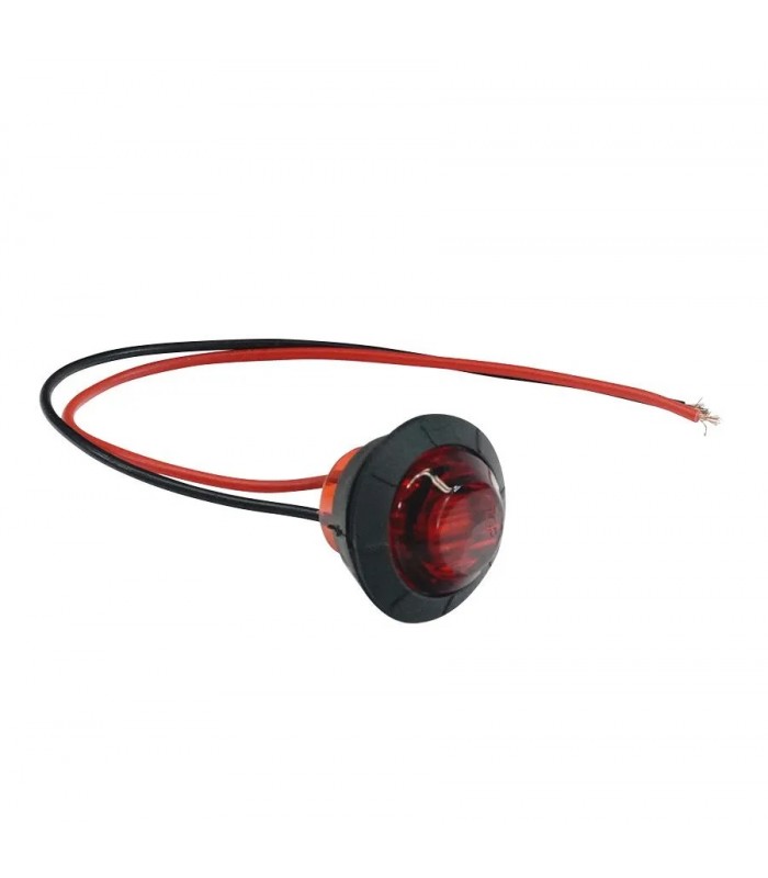 PureVolt Miniature LED Clearance Light with Lead Wires - 3/4 in - Red - 5-Pack