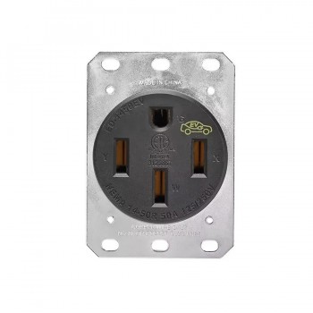 PureVolt NEMA 14-50R Electric Vehicle Charging Outlet Receptacle - 50A