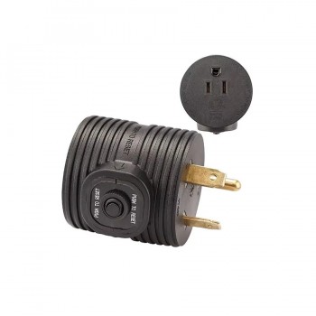PureVolt Adaptateur avec bouton de réinitialisation NEMA TT-30P vers 5-15R