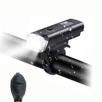 PureVolt Rechargeable Bicycle Headlight with Integrated Horn - IPX3 - T6 - 5 modes - 300 Lumens