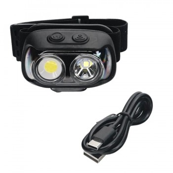 PureVolt Rechargeable LED Headlamp with Ambient Light Sensor - 5 modes - 400 lumens