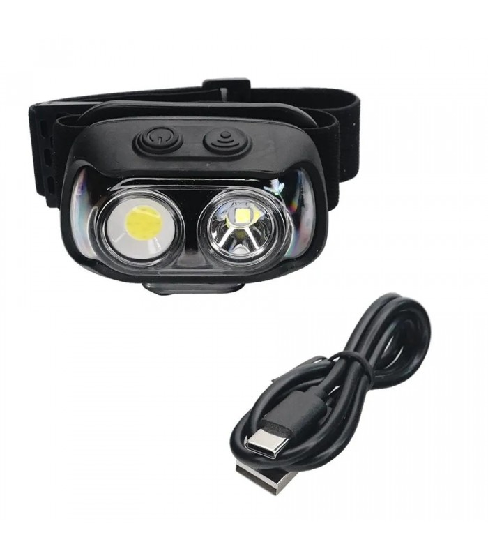 PureVolt Rechargeable LED Headlamp with Ambient Light Sensor - 5 modes - 400 lumens