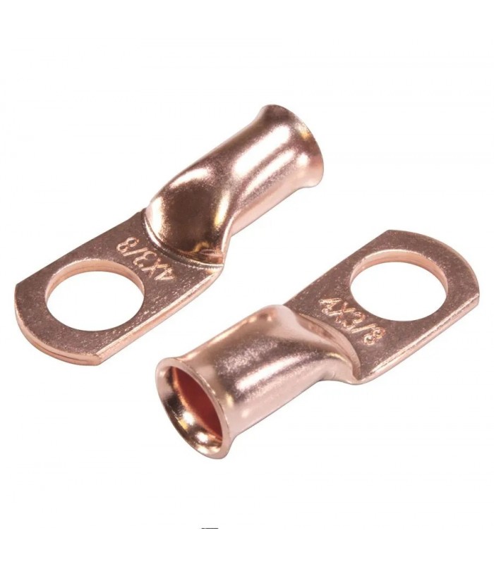 PureVolt Terminal à anneau - Vis 3/8 po (9.5 mm) - 4 AWG - Paquet de 2