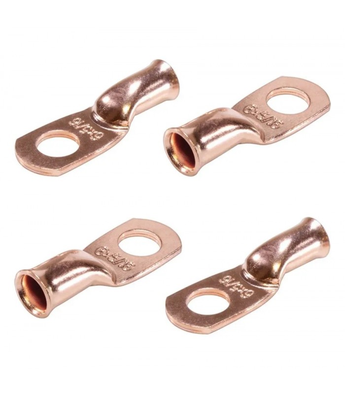 PureVolt Terminal à anneau - Vis 5/16 po (7.9 mm) - 6 AWG - Paquet de 4