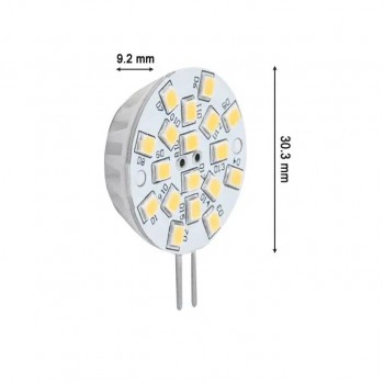 PureVolt Ampoule DEL haute intensité - 12 V - Bi-pin G4 - 1.2 W - 2800K