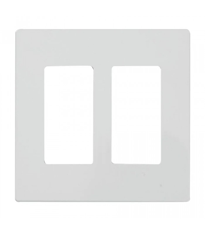 PureVolt Plaque murale décora double sans vis - Blanc