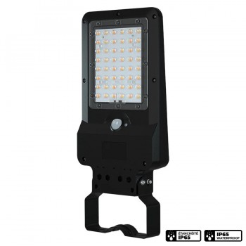 PureVolt Lampadaire DEL solaire avec détecteur de mouvement - 20 W - 3TCC