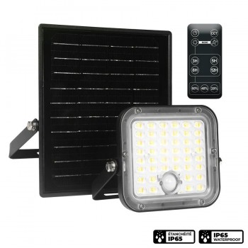 PureVolt Solar LED Wall Mount Floodlight with Motion Detection - 10W - 2CCT