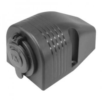 PureVolt Surface Mount Waterproof 12V Cigarette Lighter Plug - 15A