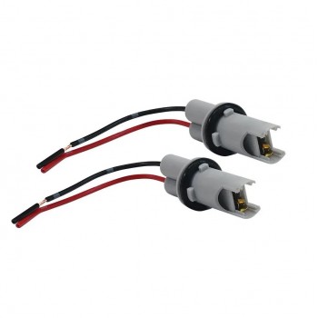 PureVolt Support d'ampoule T10 avec fils pour véhicule - Paquet de 2
