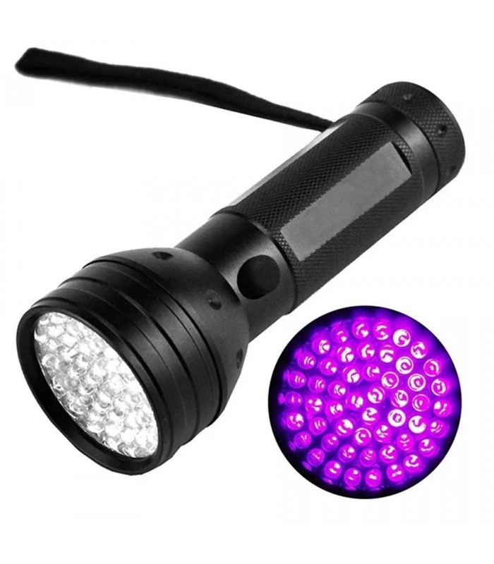 PureVolt Ultraviolet Flashlight 51 LED Black Light - 5000K Lamp Torch