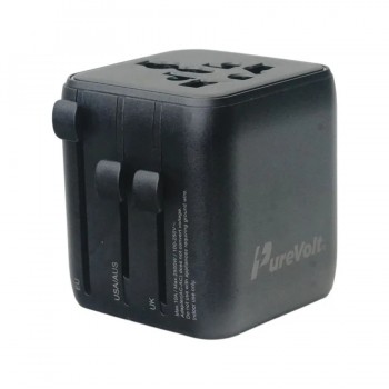 PureVolt Adaptateur de voyage universel - 100-250 V - 10 A - 2500 W