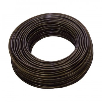Corde à linge en acier galvanisé revêtu de PVC - 61 m (200 pi) - Brun