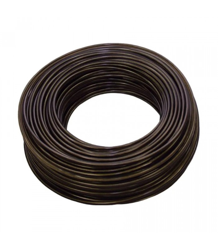 Corde à linge en acier galvanisé revêtu de PVC - 61 m (200 pi) - Brun