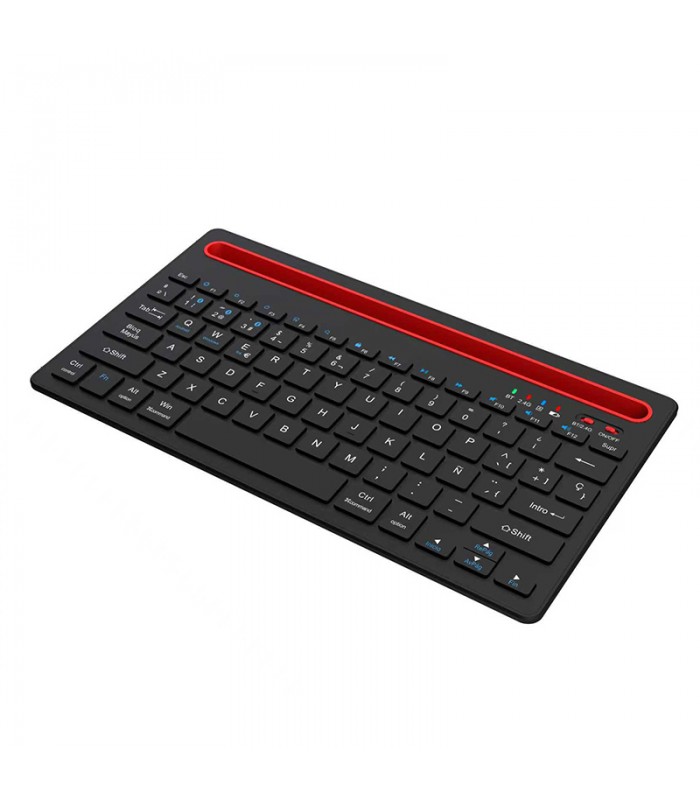 Clavier R8 1843 double mode sans fil 2,4 GHz et Bluetooth 78 touches, batterie au lithium intégrée