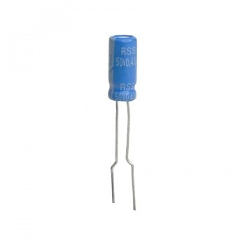 Radial Electrolytic Capacitor - 0.47µF - 50 V - 85°C