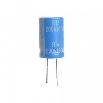 Radial Electrolytic Capacitor - 100 µF - 200 V - 85°C